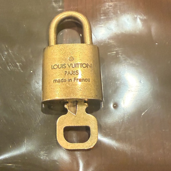Louis Vuitton Gold Padlock and Key #308 - Picture 3 of 10